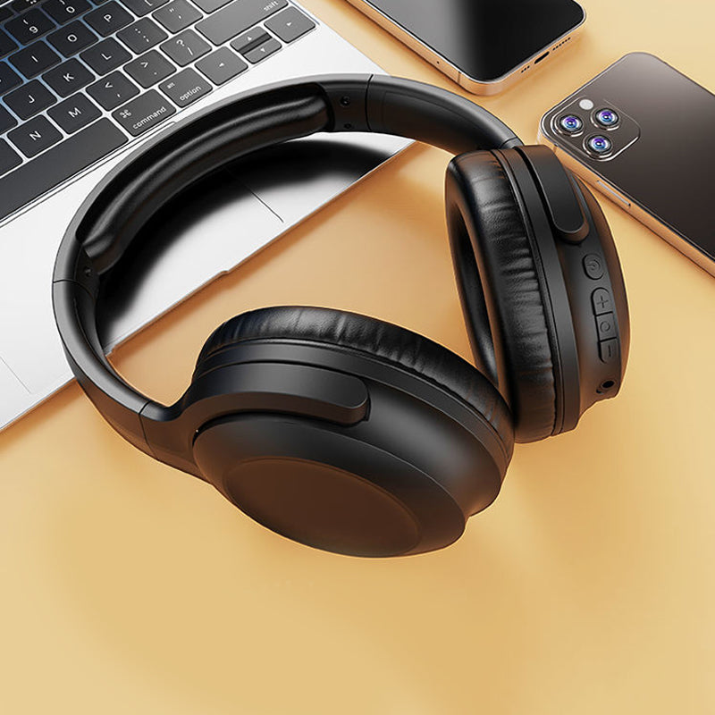Noise Cancelling Over Ear Headphones Wireless Deep Bass Comfortable Fit