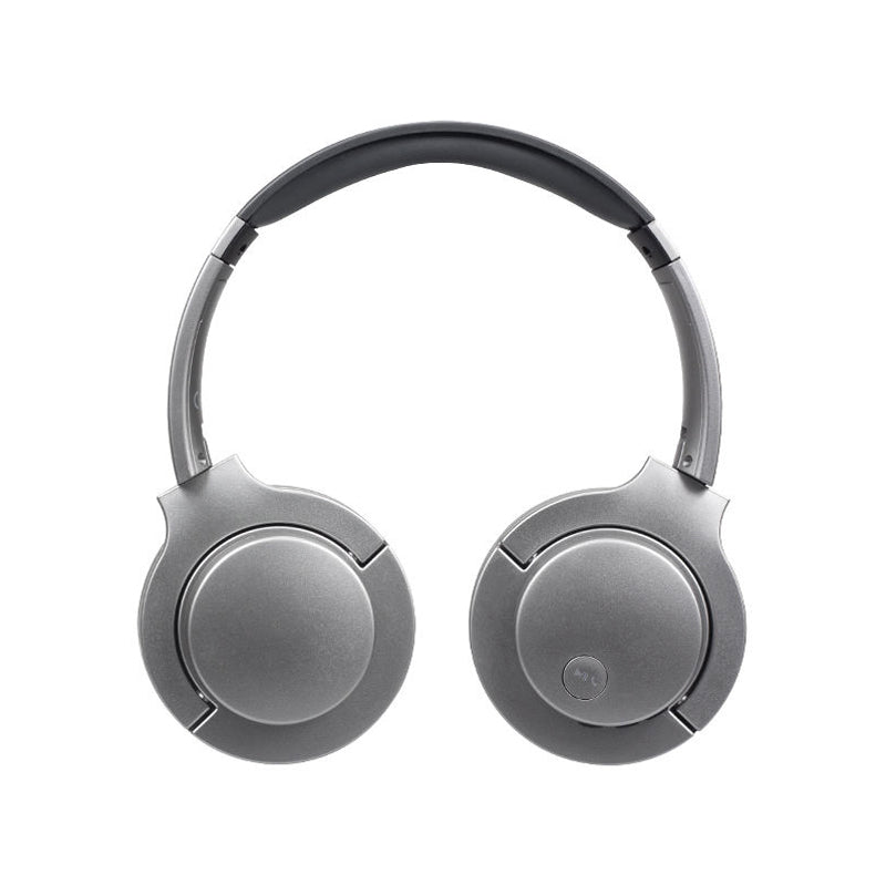 Silver Over Ear Headphones Wireless Foldable & Crystal-Clear Audio