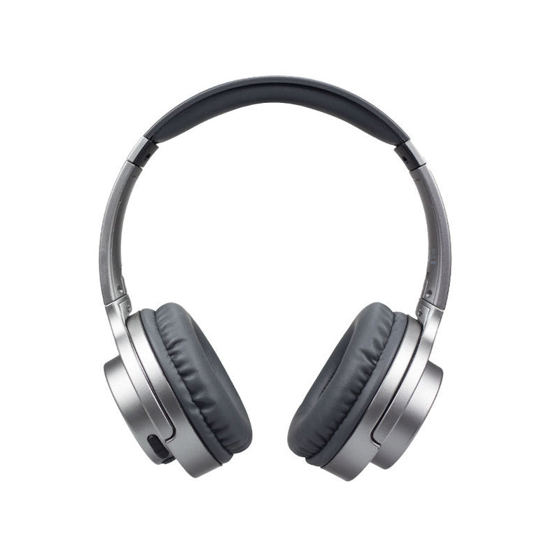 Silver Over Ear Headphones Wireless Foldable & Crystal-Clear Audio