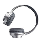 Silver Over Ear Headphones Wireless Foldable & Crystal-Clear Audio