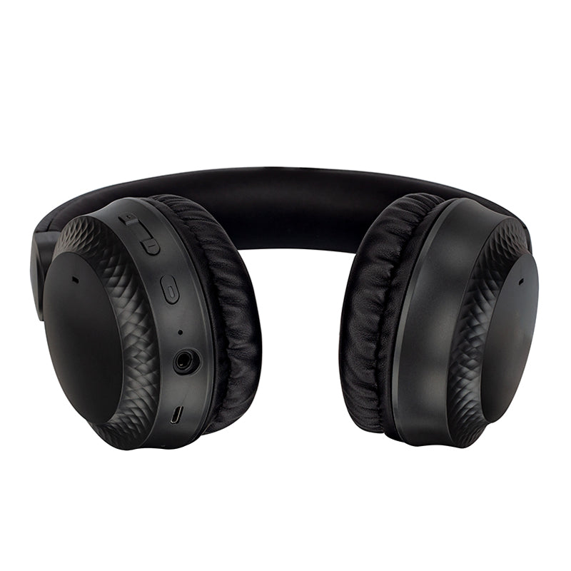 Black Over Ear Headphones Noise Isolation & Long Battery Life