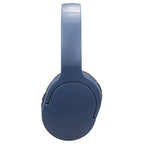 Blue Wireless On Ear Headphones Compact Portable & Immersive Sound