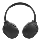 Blue Wireless On Ear Headphones Compact Portable & Immersive Sound