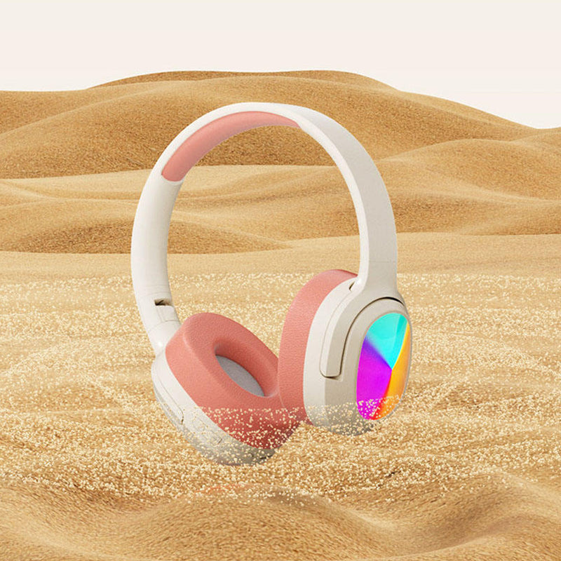 Wireless Headphones Colorful Comfortable Wearing