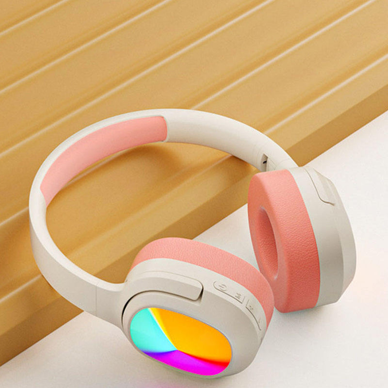 Wireless Headphones Colorful Comfortable Wearing
