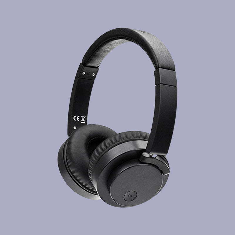 Sleek Wireless Over Ear Headphones with Long Battery Life