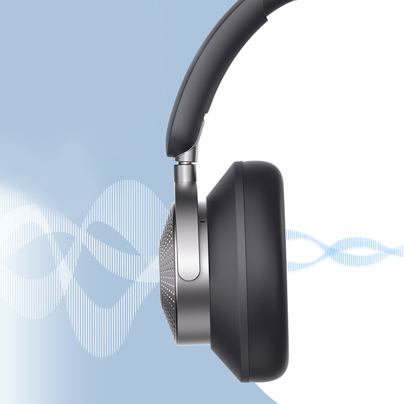 Black Over Ear Headphones with Studio Quality Audio