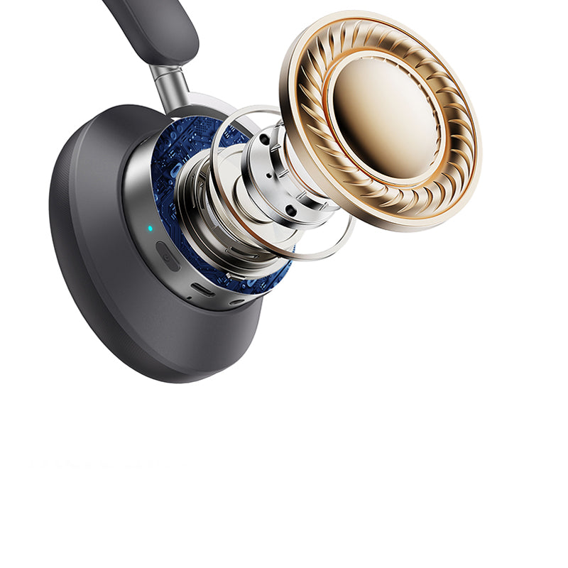 Black Over Ear Headphones with Studio Quality Audio