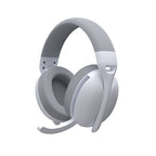 White Wireless Gaming Headphones Lightweight Clear Audio