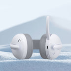 White Wireless Gaming Headphones Lightweight Clear Audio