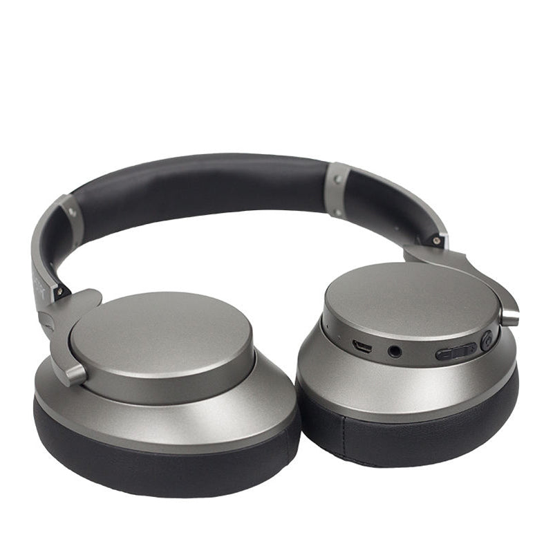 Silver Over Ear Headphones with Premium Sound Ergonomic Design